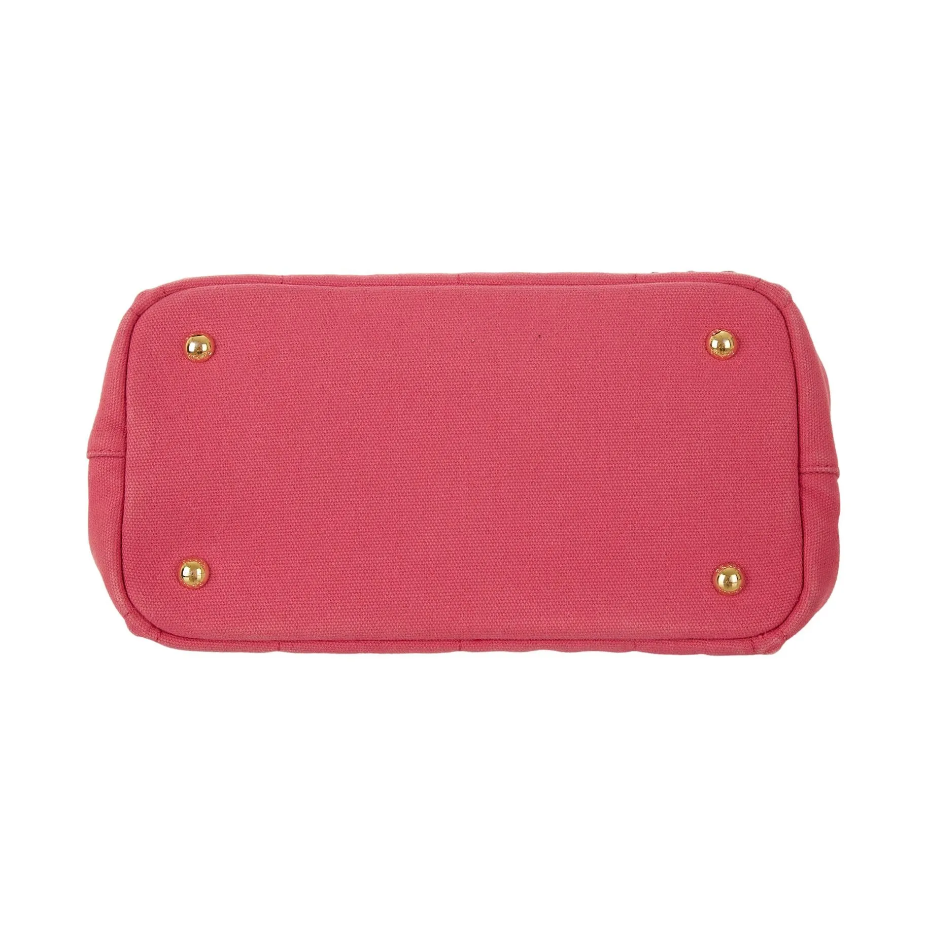 Prada Pink Jeweled Canapa Tote