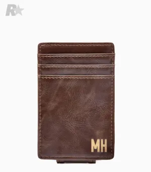 Premium Vegan Leather Money Clip Wallet