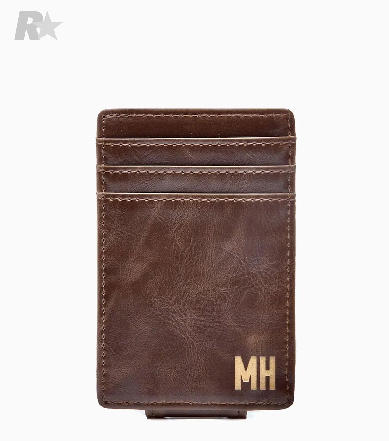 Premium Vegan Leather Money Clip Wallet