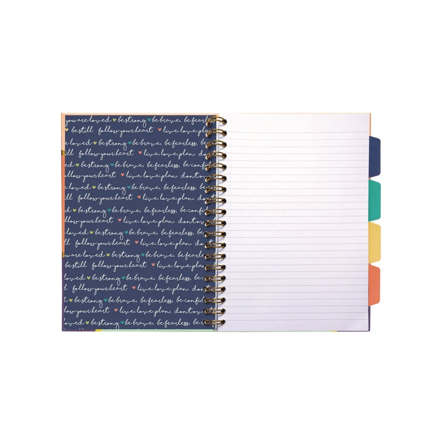 PUKKA PAD® B5 Size Project Book, 5-Subject, Medium/College Rule, Assorted Floral Love Covers, (100) 9.8 x 6.9 Sheets, 3/Pack