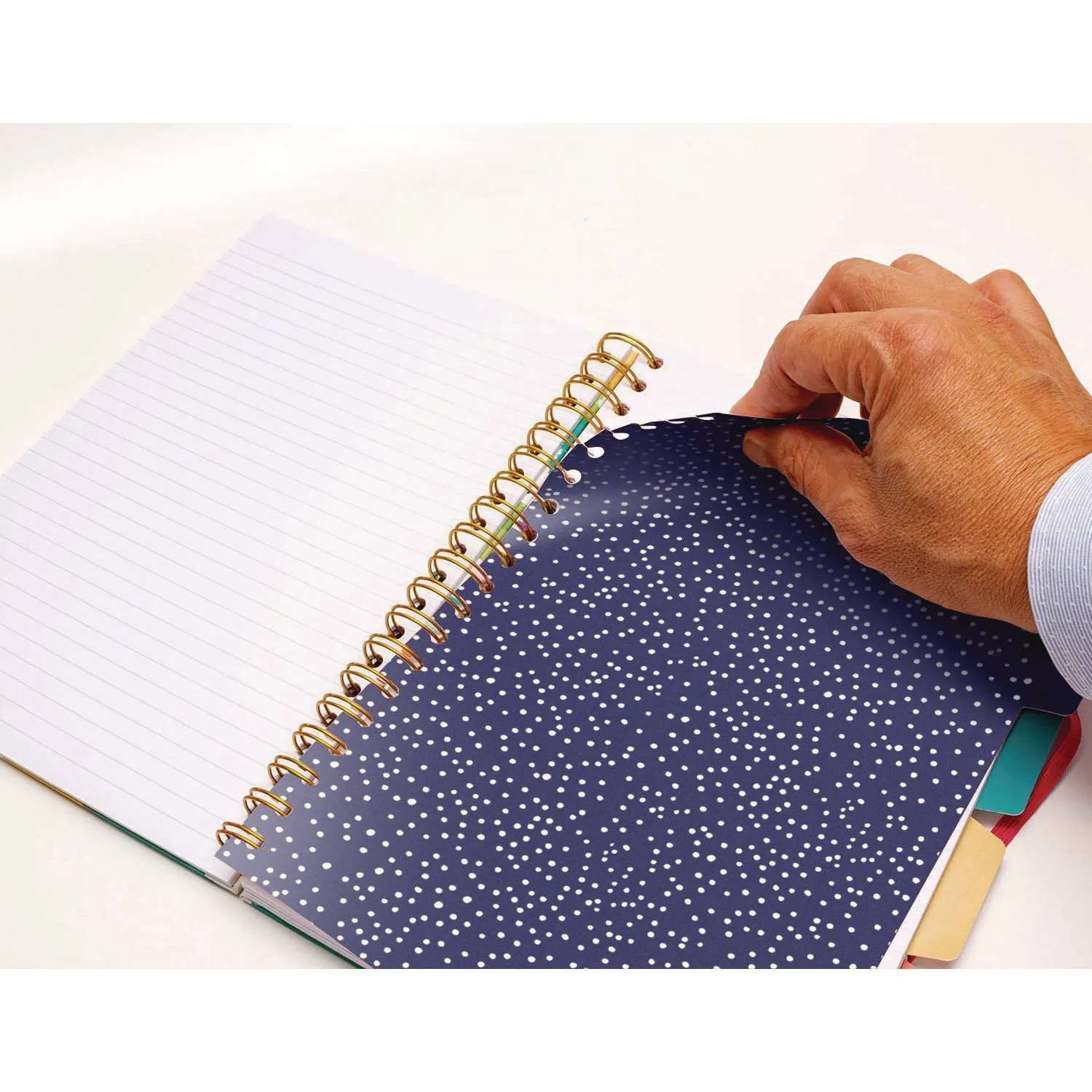 PUKKA PAD® B5 Size Project Book, 5-Subject, Medium/College Rule, Assorted Floral Love Covers, (100) 9.8 x 6.9 Sheets, 3/Pack