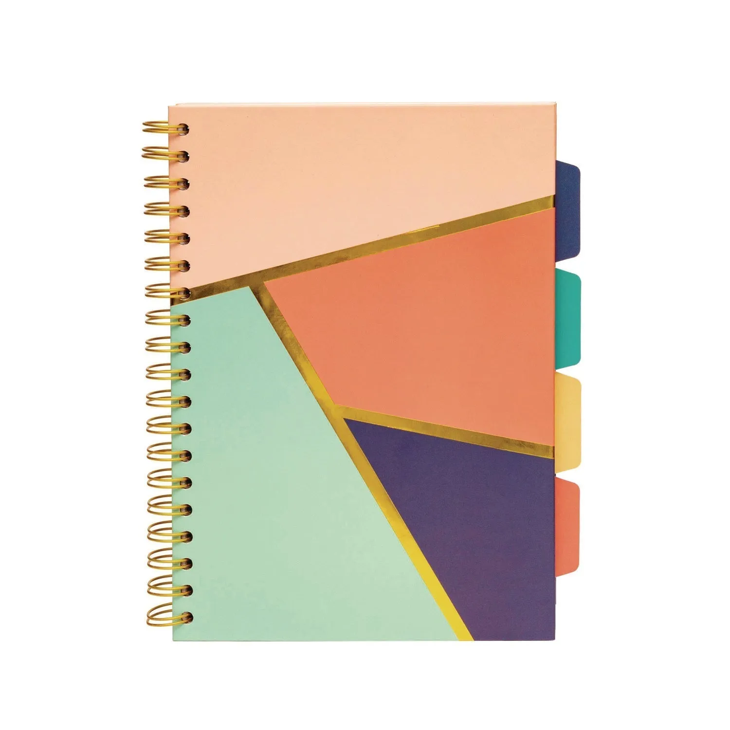 PUKKA PAD® B5 Size Project Book, 5-Subject, Medium/College Rule, Assorted Floral Love Covers, (100) 9.8 x 6.9 Sheets, 3/Pack