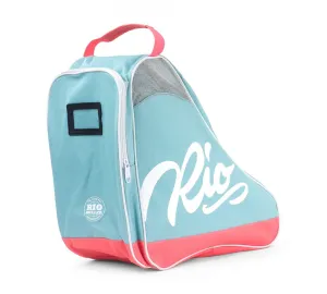 Rio Roller Script Skate Bag Teal/Coral