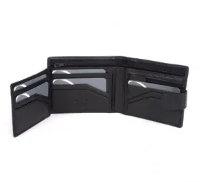 RUGGED HIDE Zac Mens Wallet Black