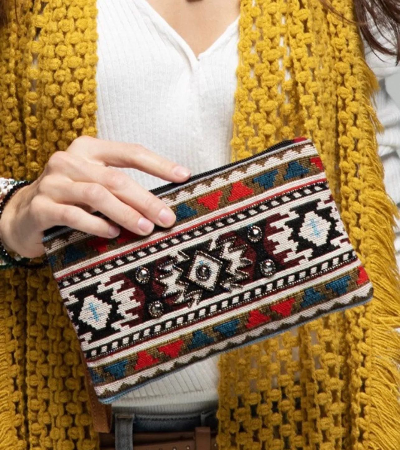 Ruggine Wristlet Clutch