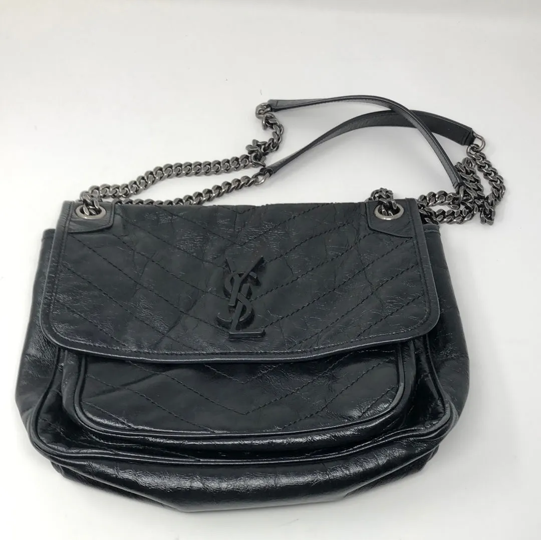 Saint Laurent Medium Niki Leather Crossbody Bag