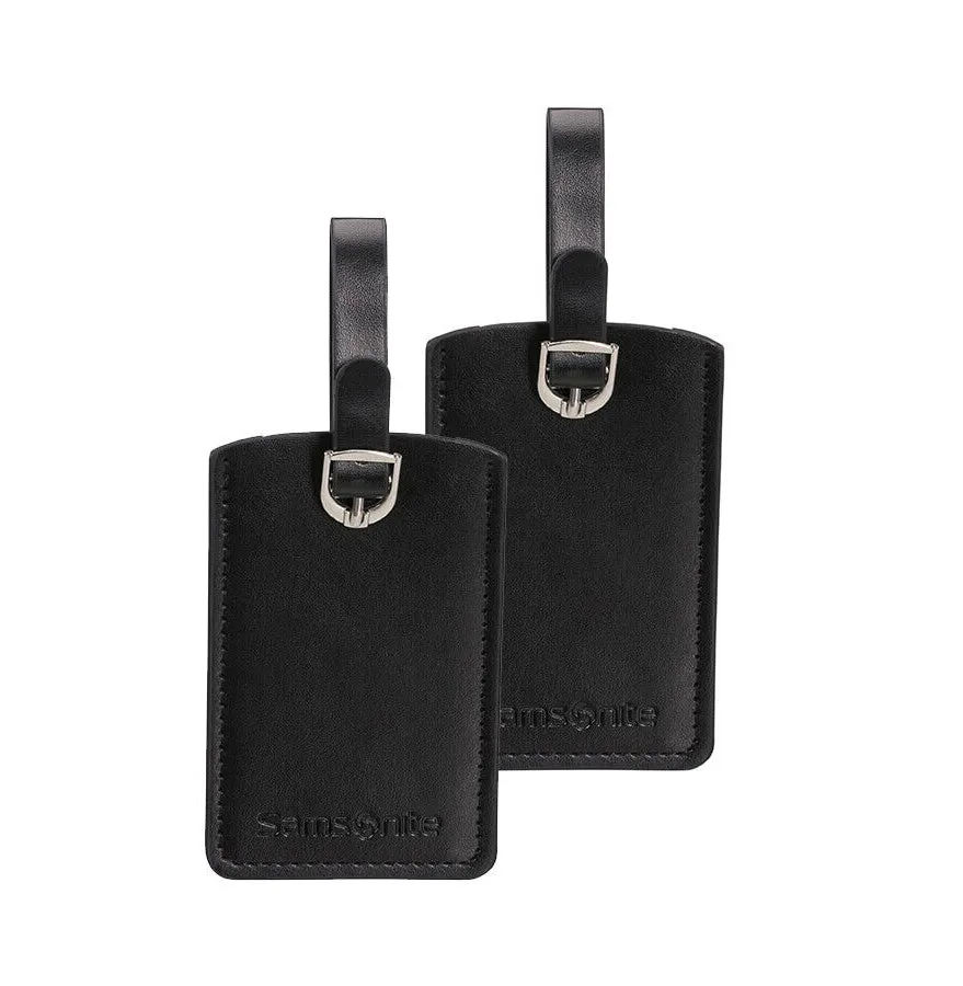 SAMSONITE RECTANGULAR LUGGAGE TAG 2PCS 3 COLOURS