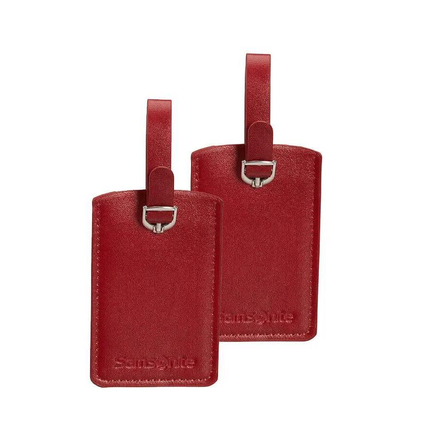 SAMSONITE RECTANGULAR LUGGAGE TAG 2PCS 3 COLOURS