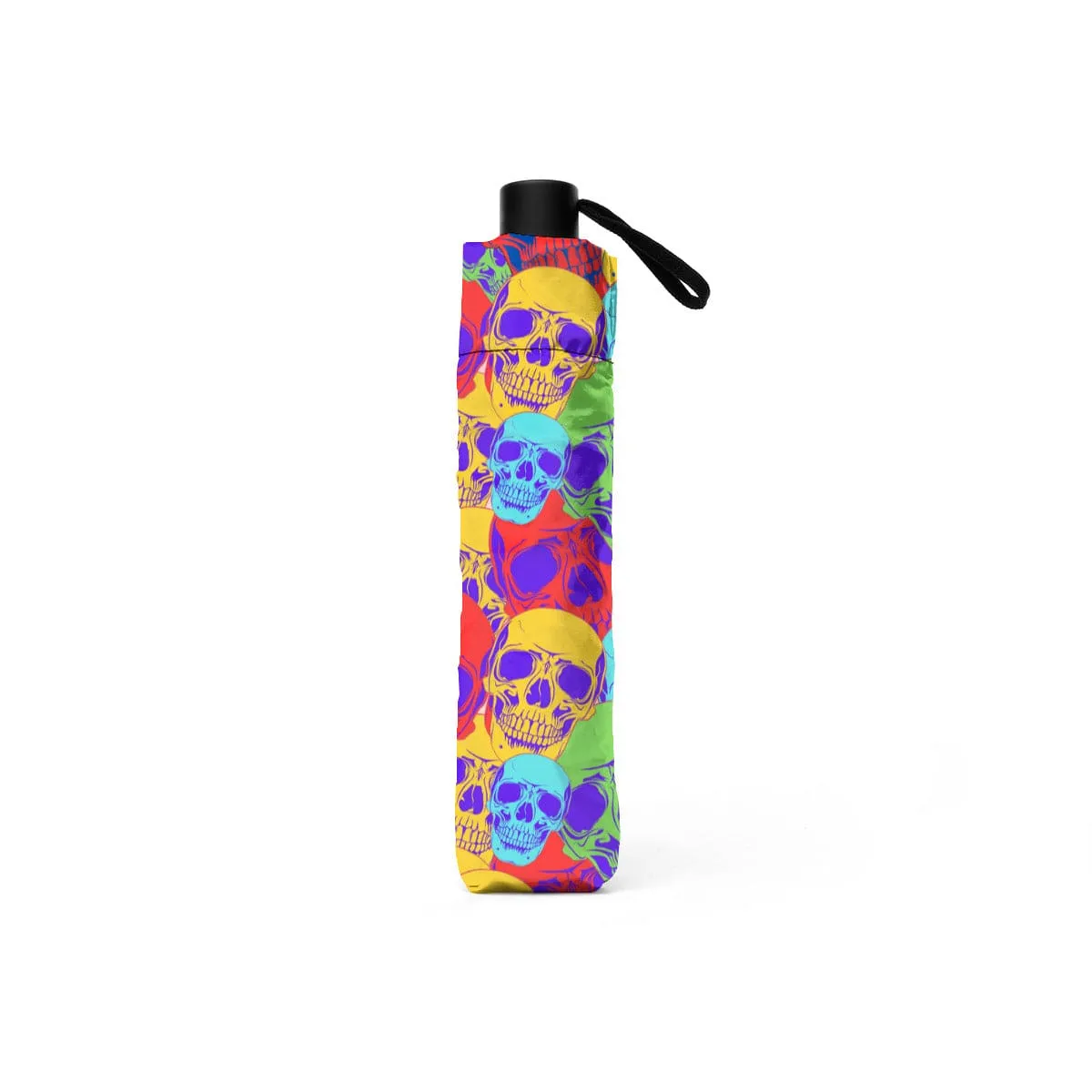 Skulls Rainbow All Over Automatic Umbrella