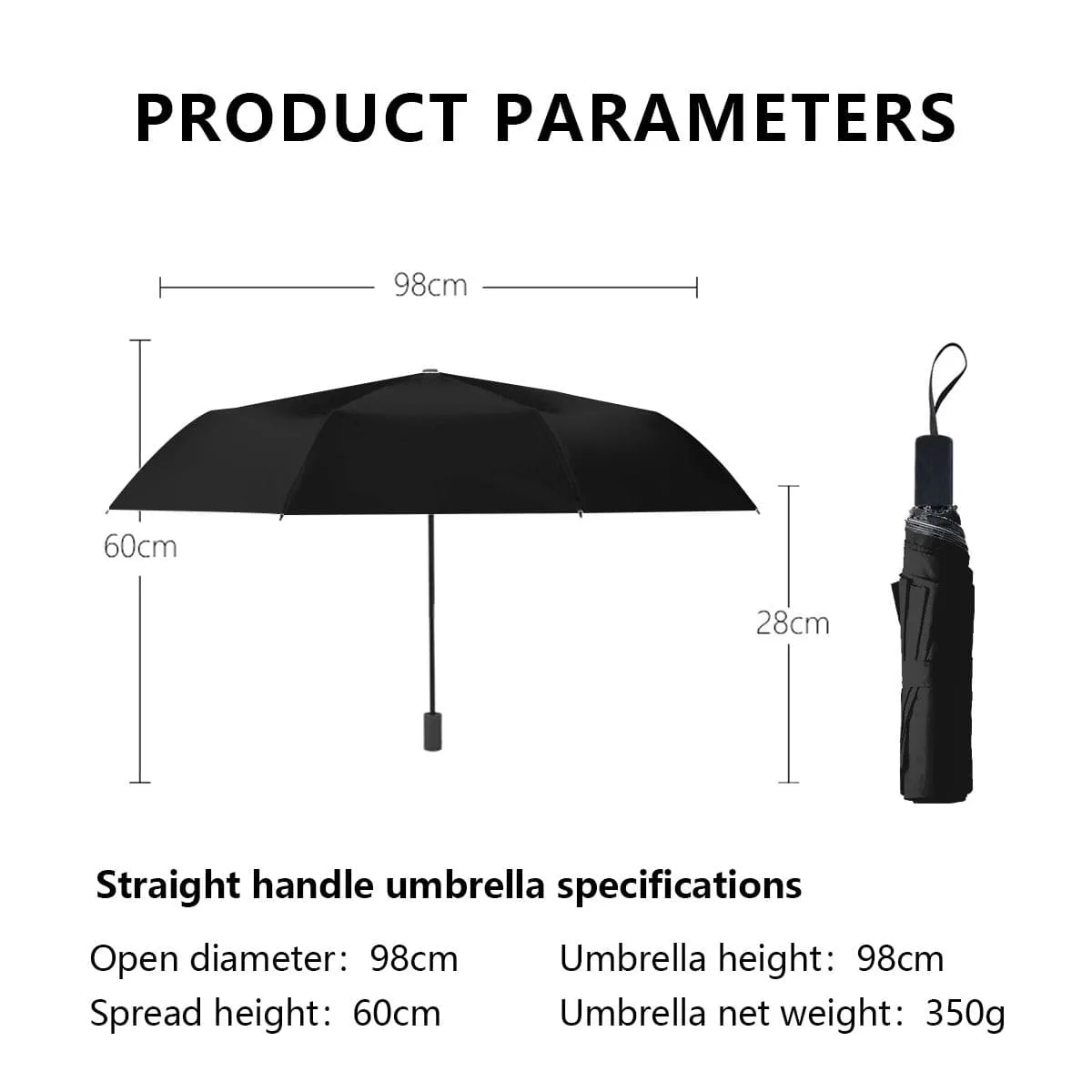 Skulls Rainbow All Over Automatic Umbrella