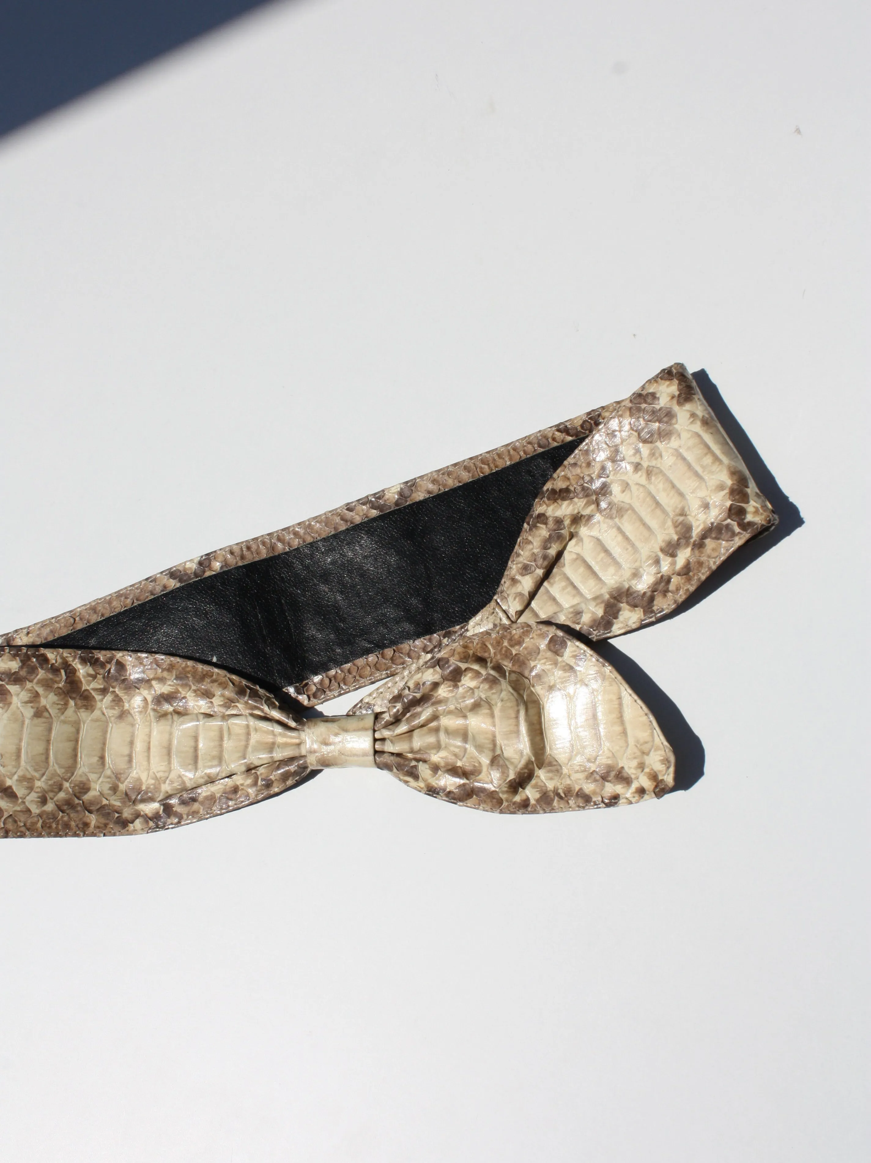 Snakeskin Wrap Belt