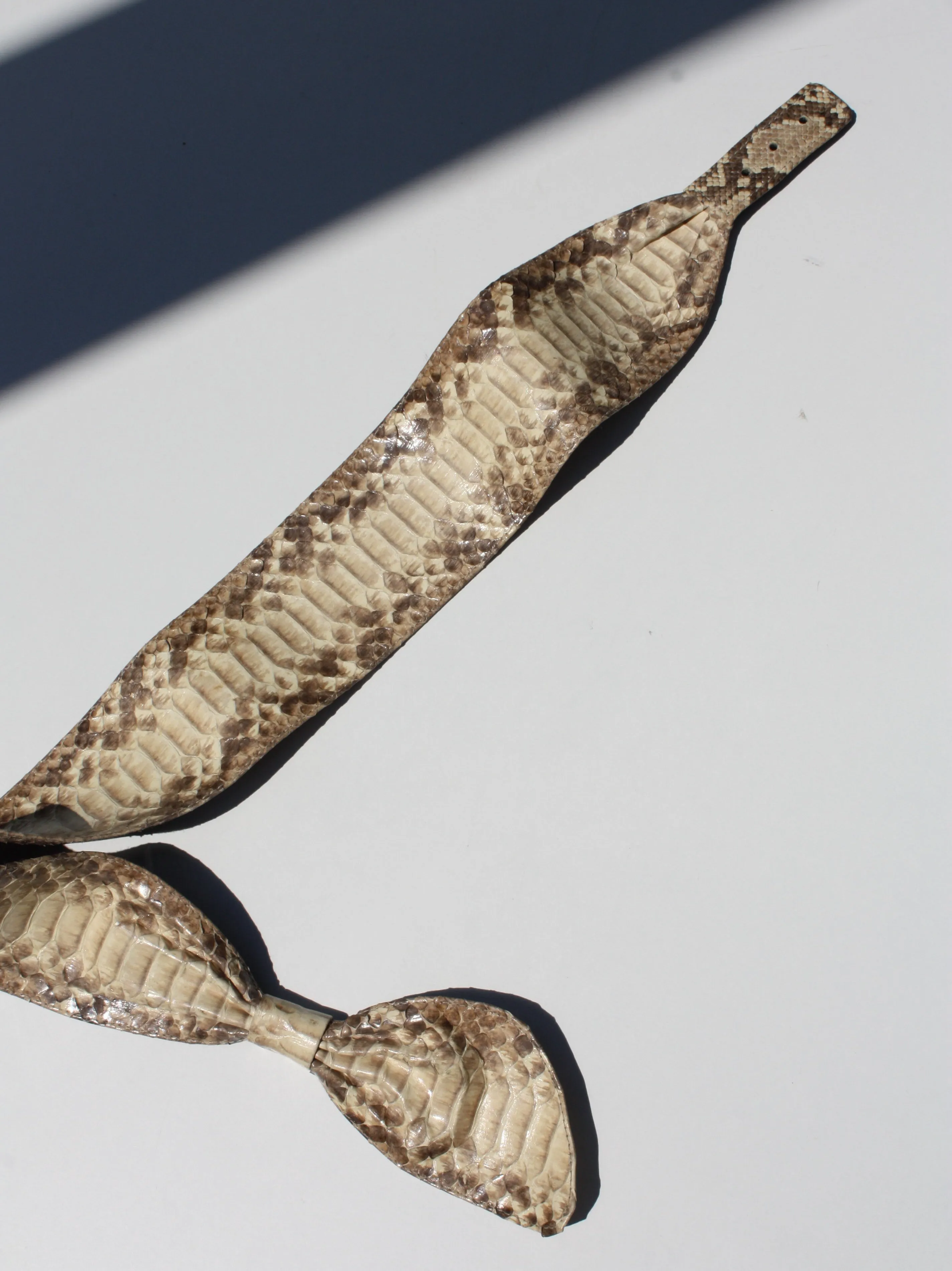 Snakeskin Wrap Belt