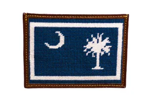 SOUTH CAROLINA NEEDLEPOINT CARD WALLET