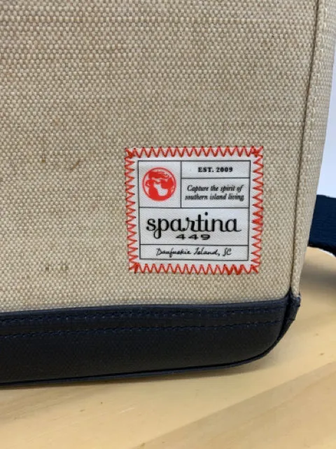 Spartina cream and navy handbags