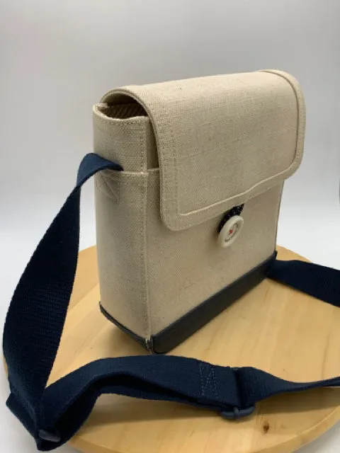 Spartina cream and navy handbags