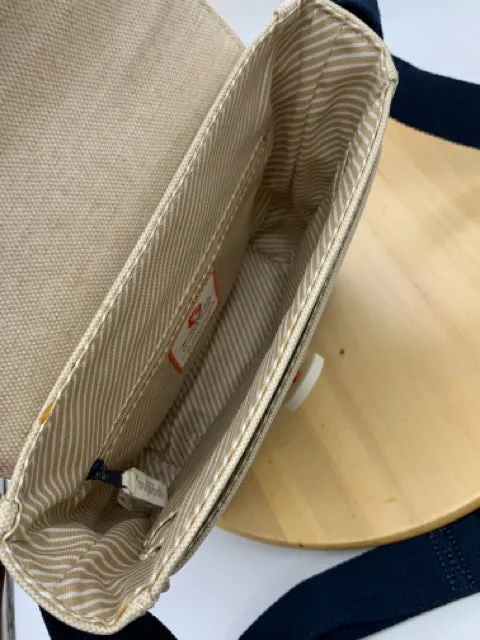 Spartina cream and navy handbags