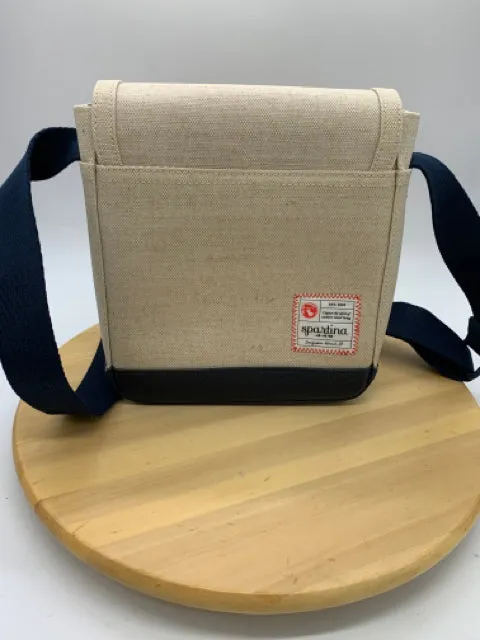 Spartina cream and navy handbags