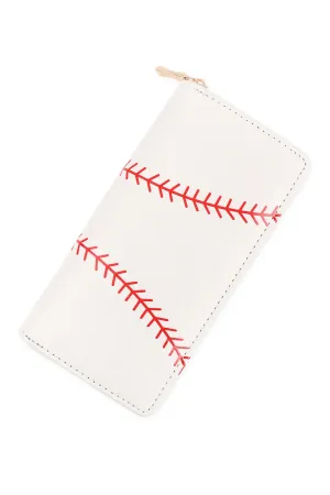 SPORTS ZIPPER LEATHER WALLET