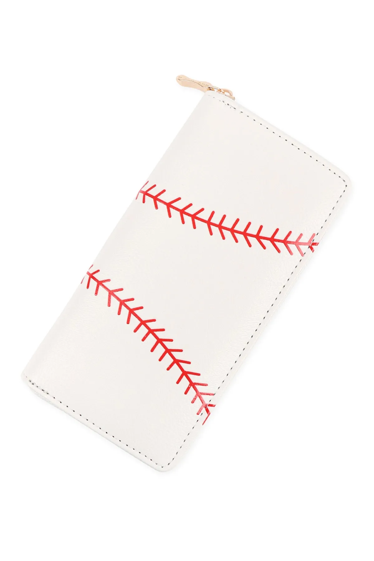 SPORTS ZIPPER LEATHER WALLET