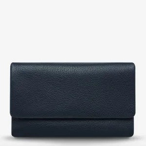 Status Anxiety, Audrey Wallet | Navy Pebble