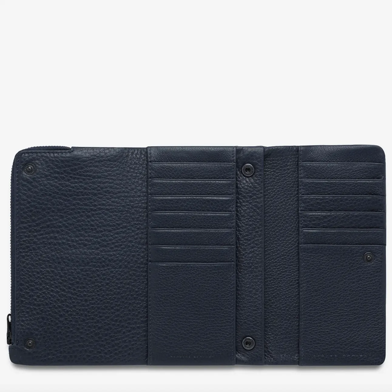 Status Anxiety, Audrey Wallet | Navy Pebble