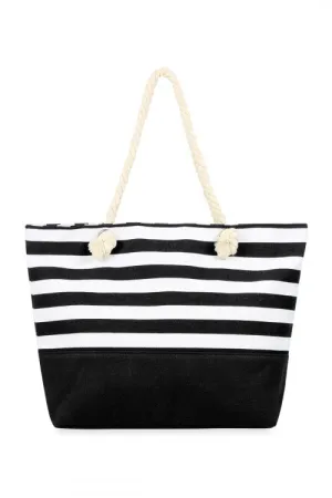 STRIPED TOTE BAG