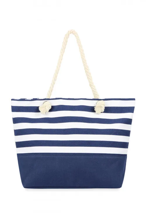 STRIPED TOTE BAG