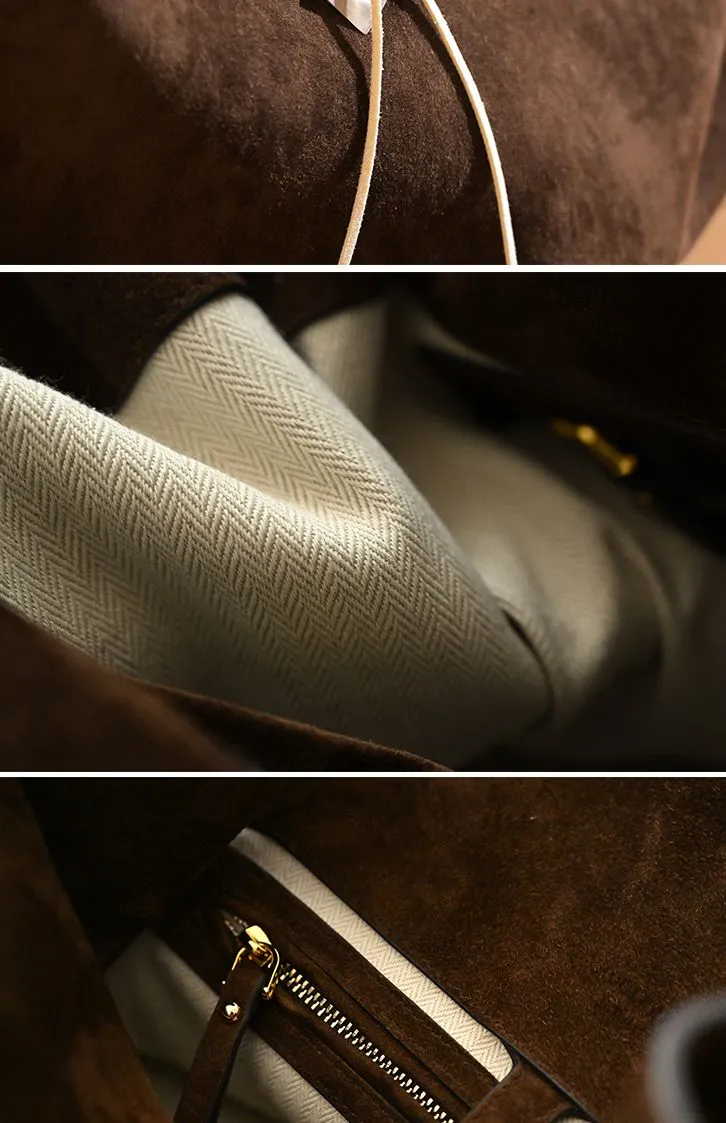 Suede Tote Bag