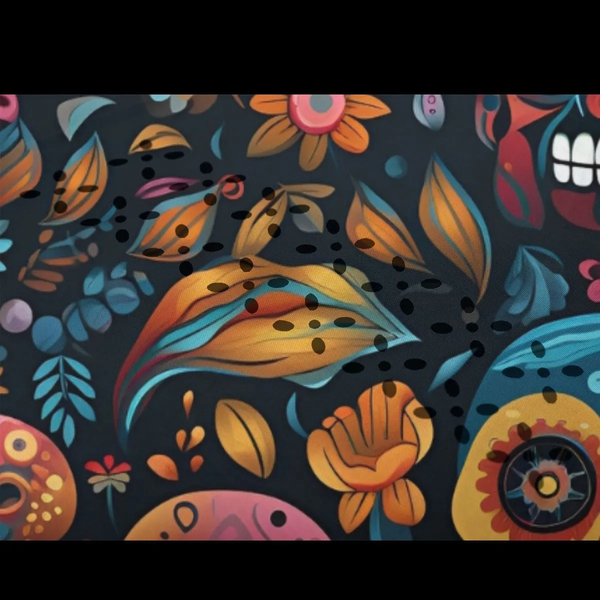 Sugar Skull Automatic Reversable Umbrella