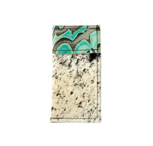 Sunglass Case - Black & White w/ Mint Laredo
