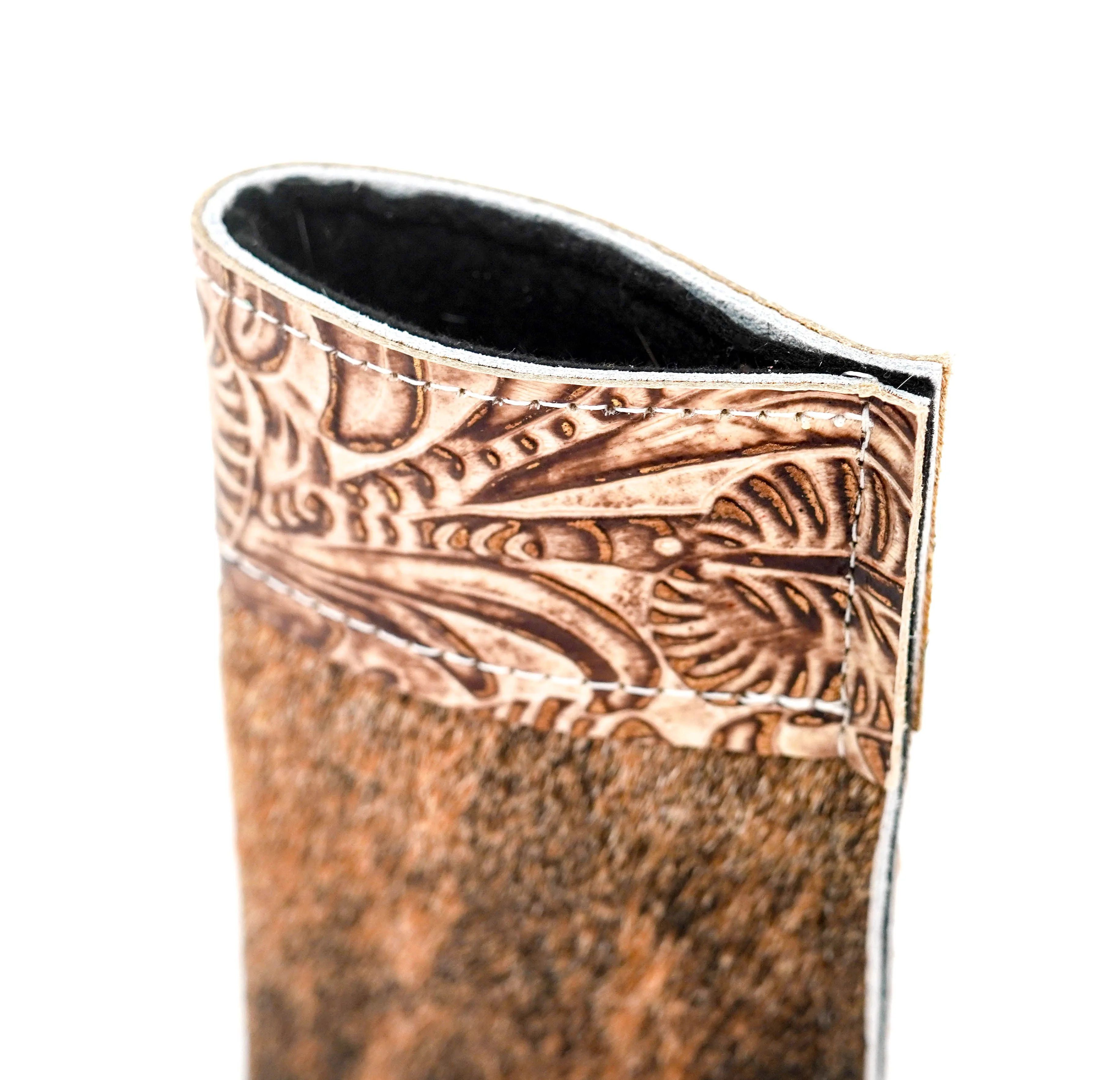 Sunglass Case - Brindle w/ Ivory & Brown Dallas Tool