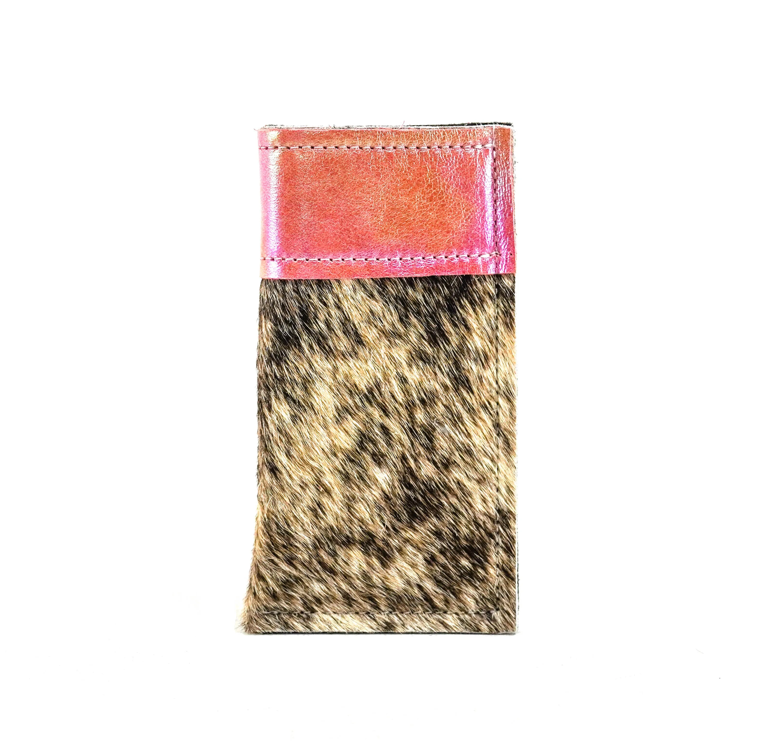Sunglass Case - Brindle w/ Powder Pink Iridescent