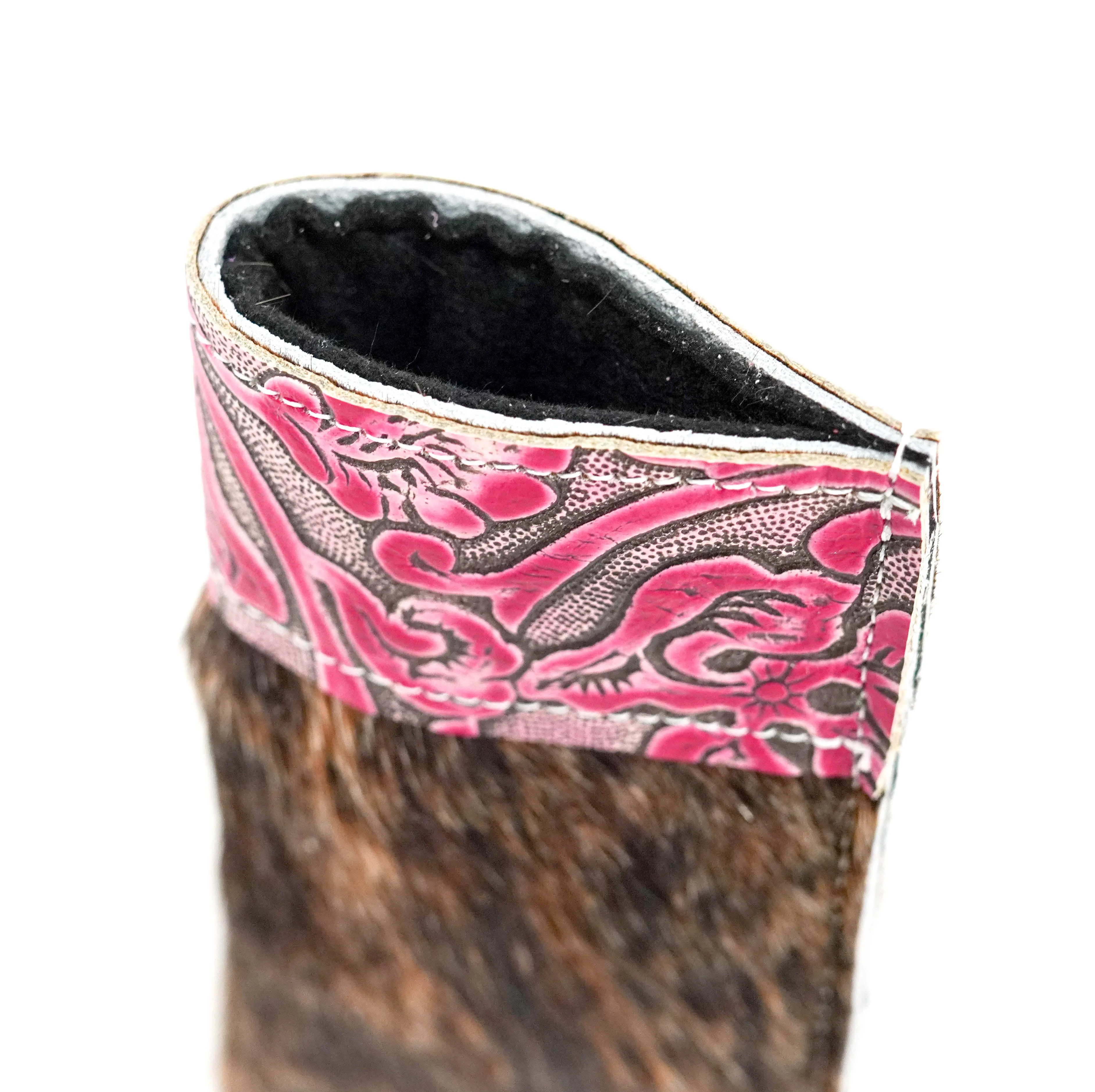 Sunglass Case - Dark Brindle w/ Cowgirl Tool