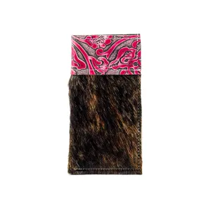 Sunglass Case - Dark Brindle w/ Cowgirl Tool