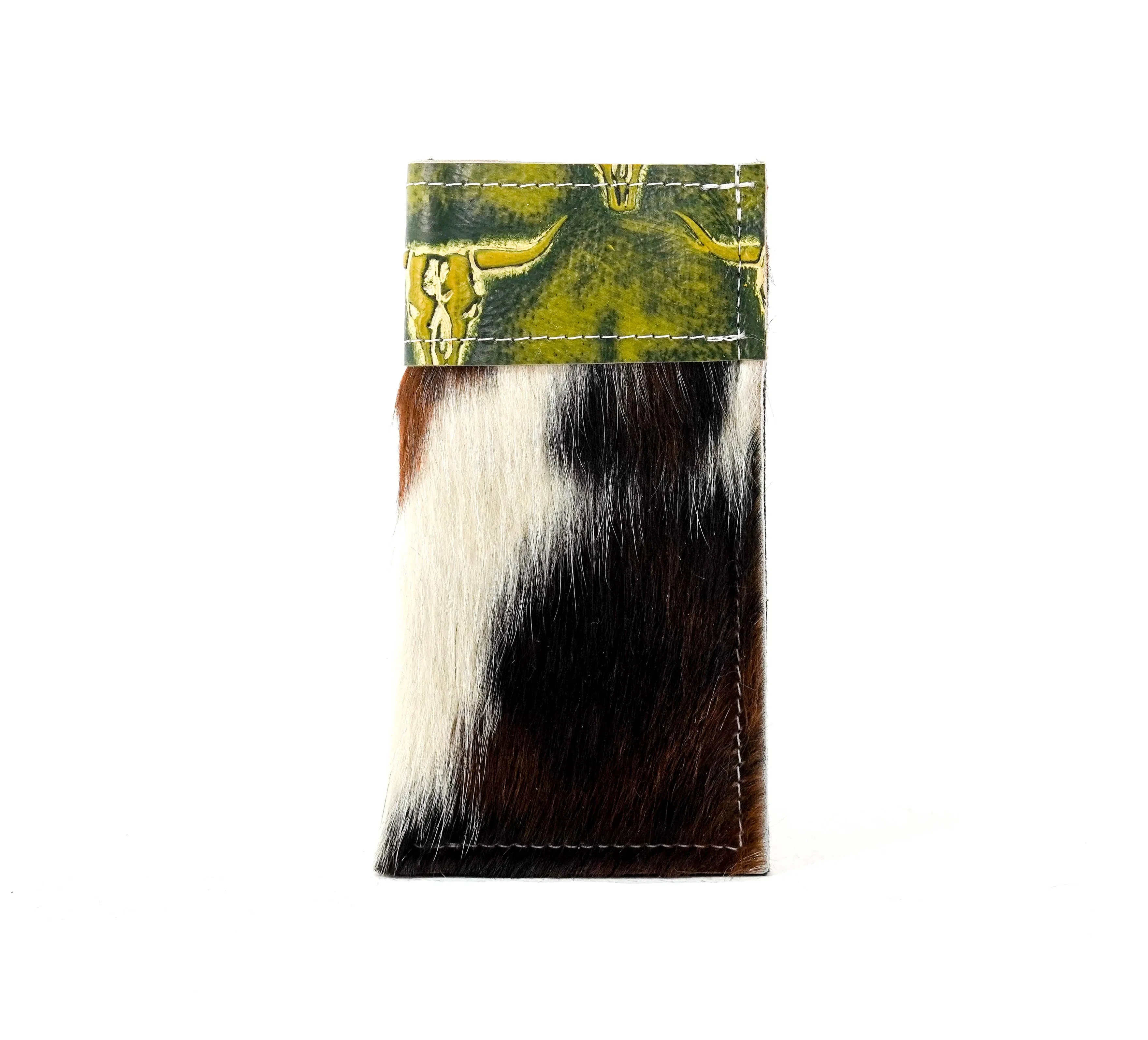 Sunglass Case - Tricolor w/ Mountain View Skulls