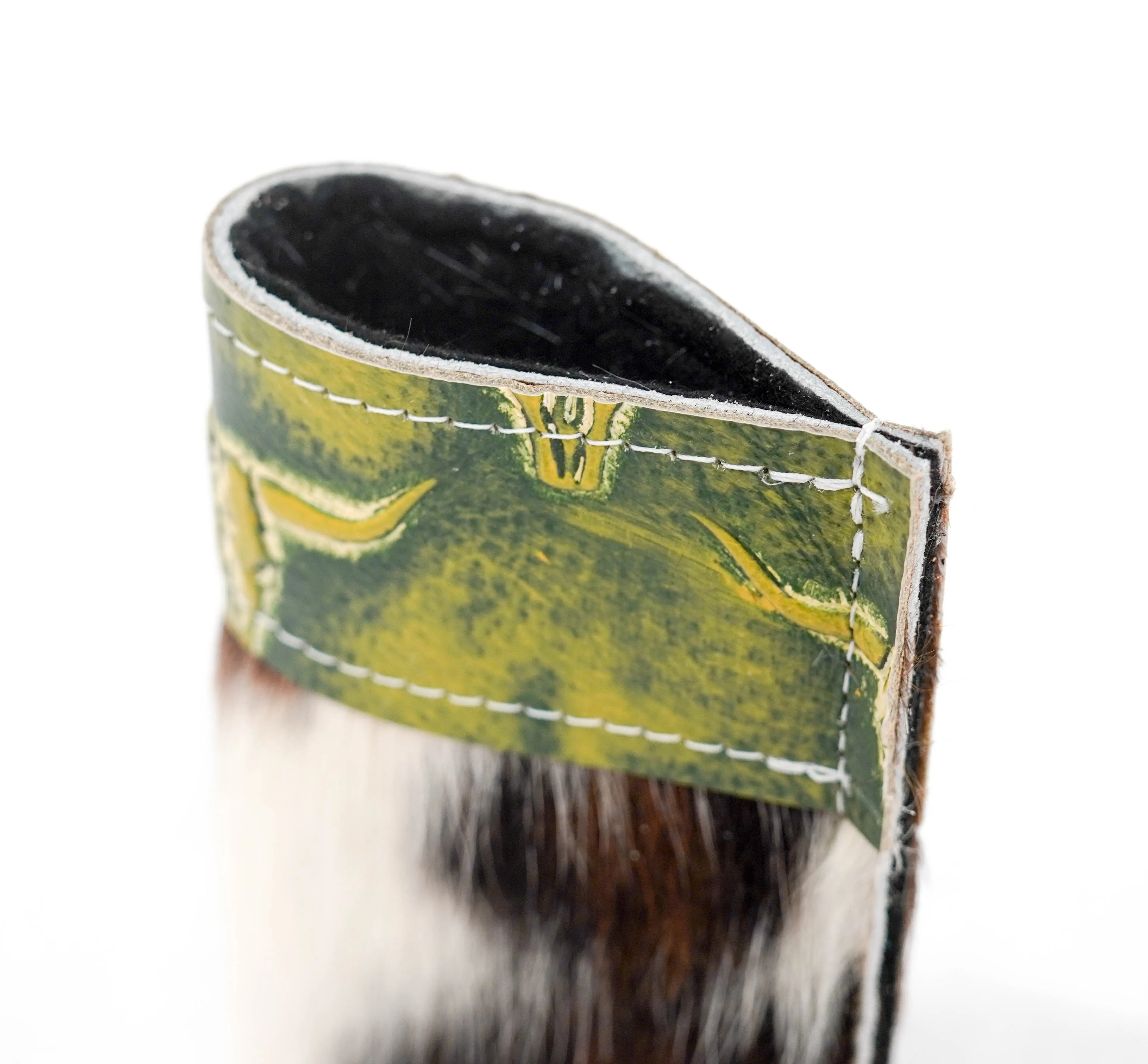 Sunglass Case - Tricolor w/ Mountain View Skulls