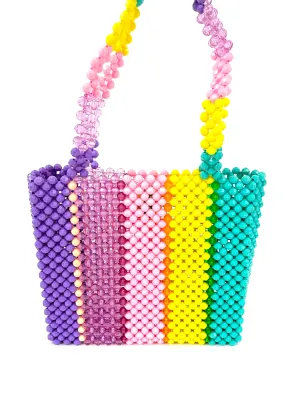 Susan Alexandra Beaded Rainbow Bag