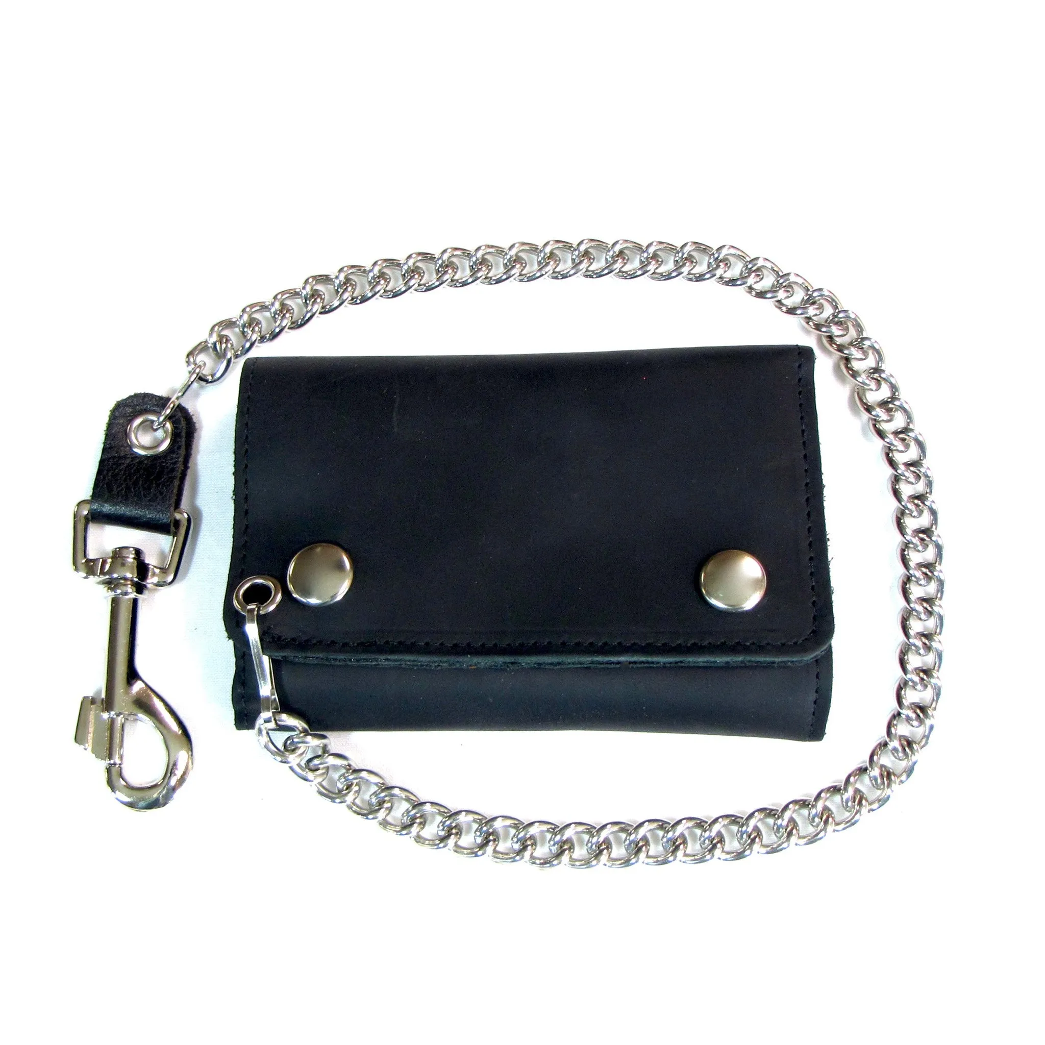 TC325  Mid-Size Tri-Fold Wallet w/ Chain
