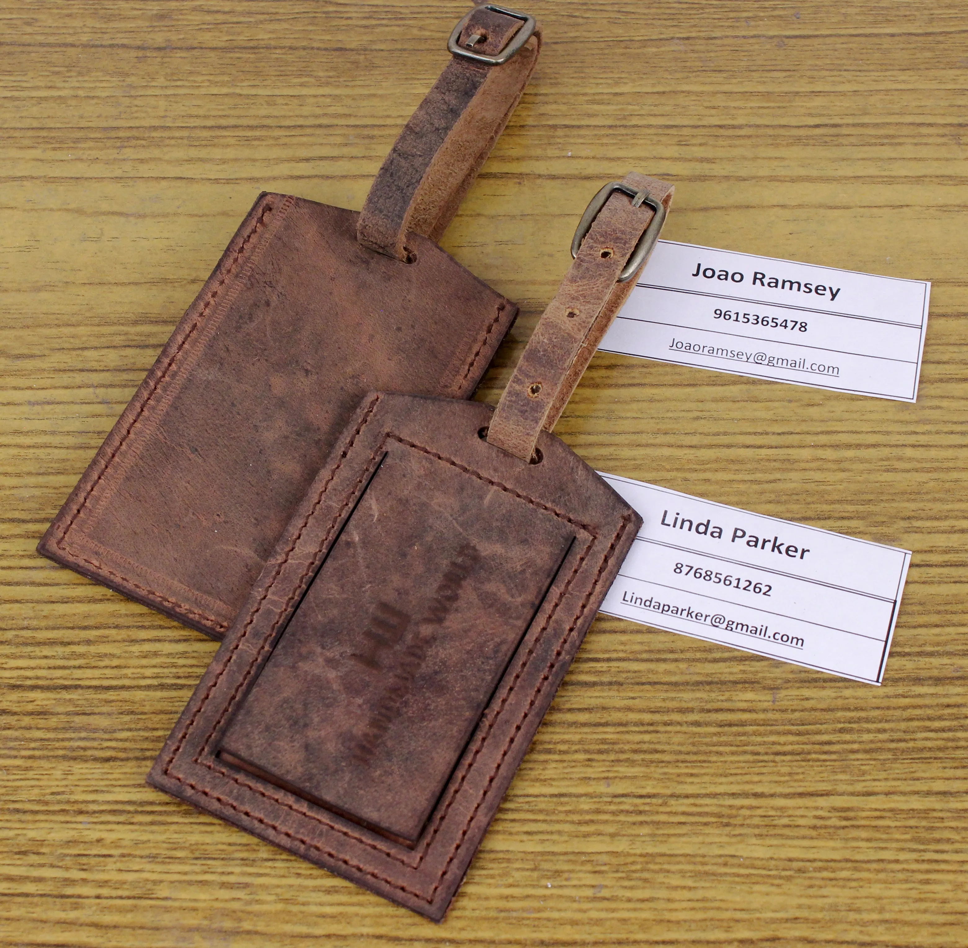 The Leather Luggage Tags