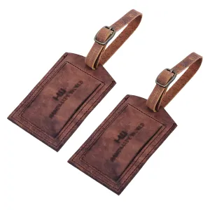 The Leather Luggage Tags
