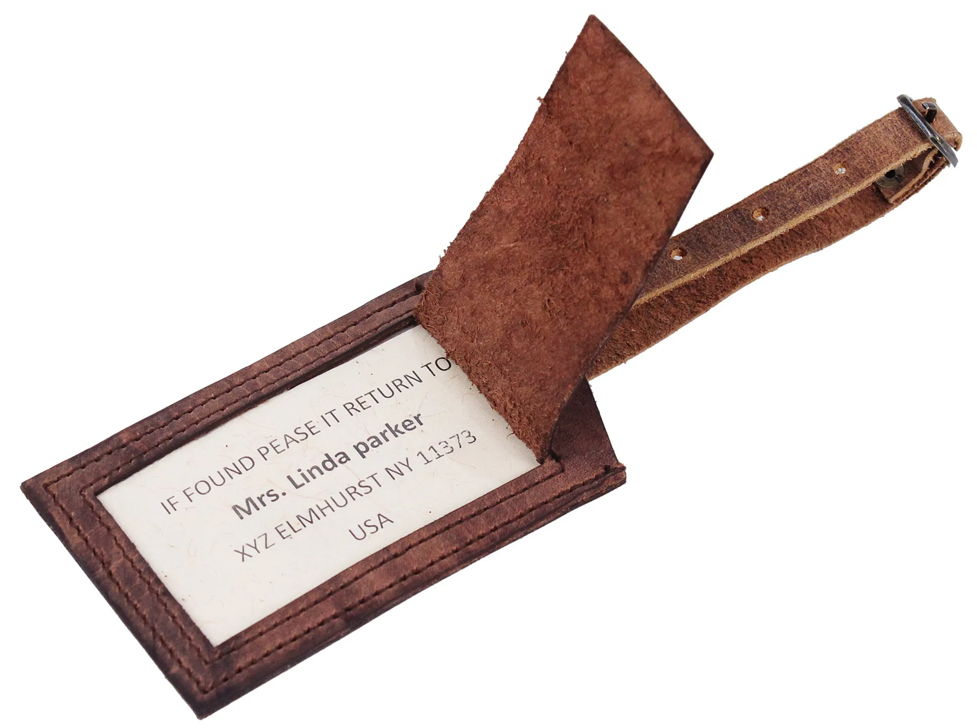 The Leather Luggage Tags