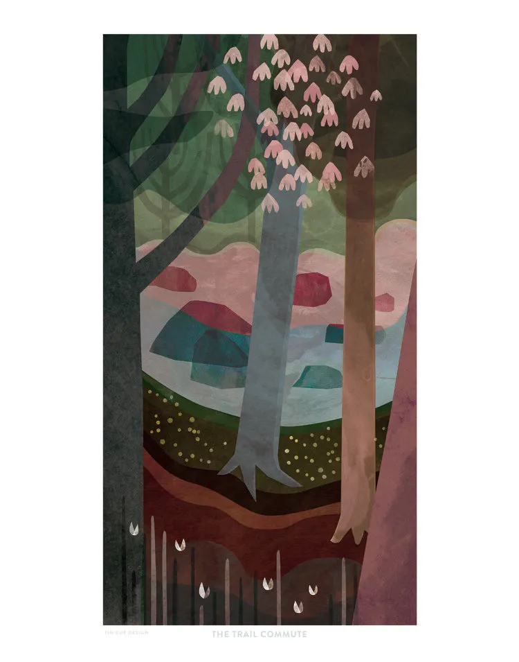 The Trail Commute Print