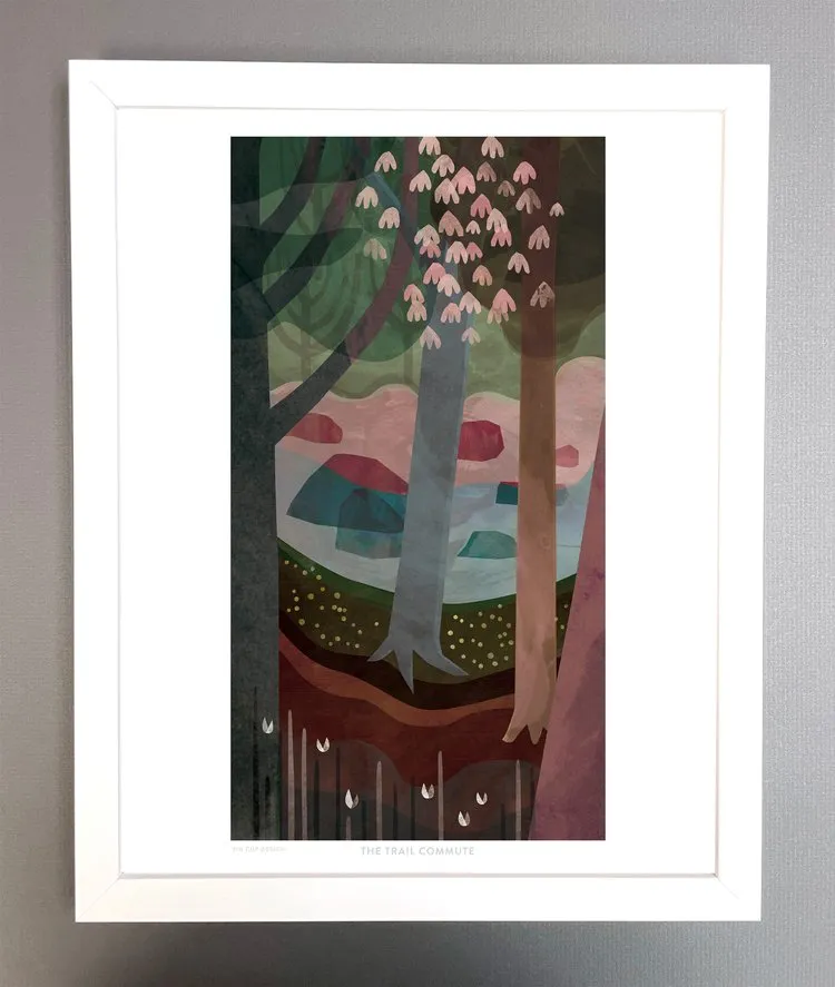 The Trail Commute Print