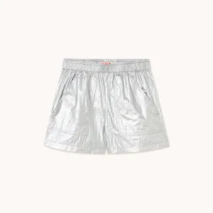 Tiny Cottons - Silver metallic shorts