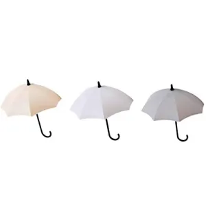 Umbrella Wall Hook, Sttech1 Cute Durable Umbrella Wall Mount Key Holder Small Items Hanger Organizer 3pcs/Set (A)