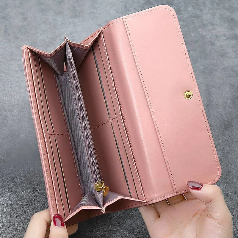 Unique Picture Engraved Leather Wallet
