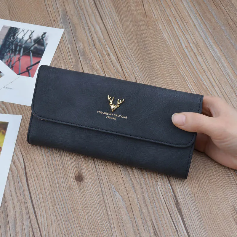 Unique Picture Engraved Leather Wallet