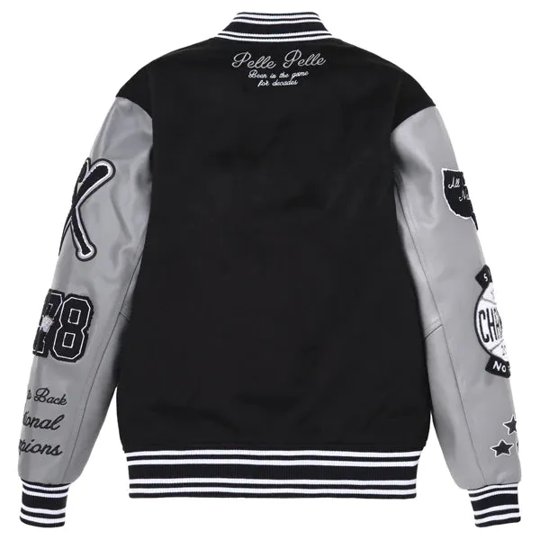 Varsity Jacket - Black & Grey
