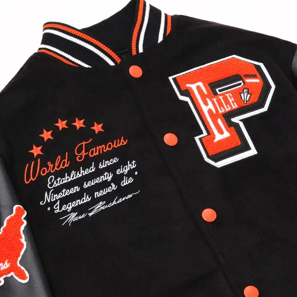 Varsity Jacket - Black & Orange