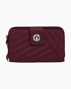 Vera Bradley Turnlock Wallet Mulled Wine